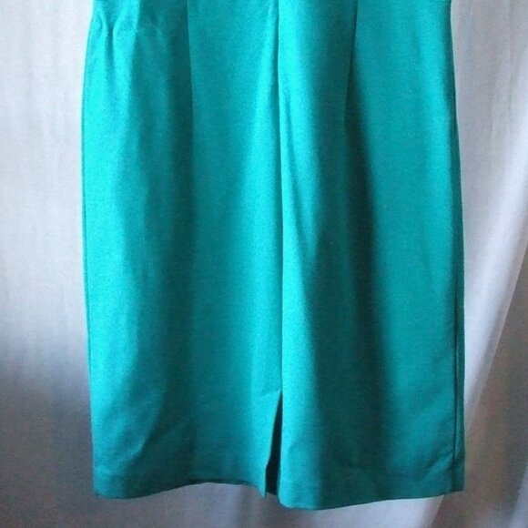 Lands End dress sleeveless casual green summer plus size stretchy 16W pockets - Picture 8 of 15